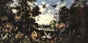 SAVERY, Roelandt The Paradise r oil painting on canvas